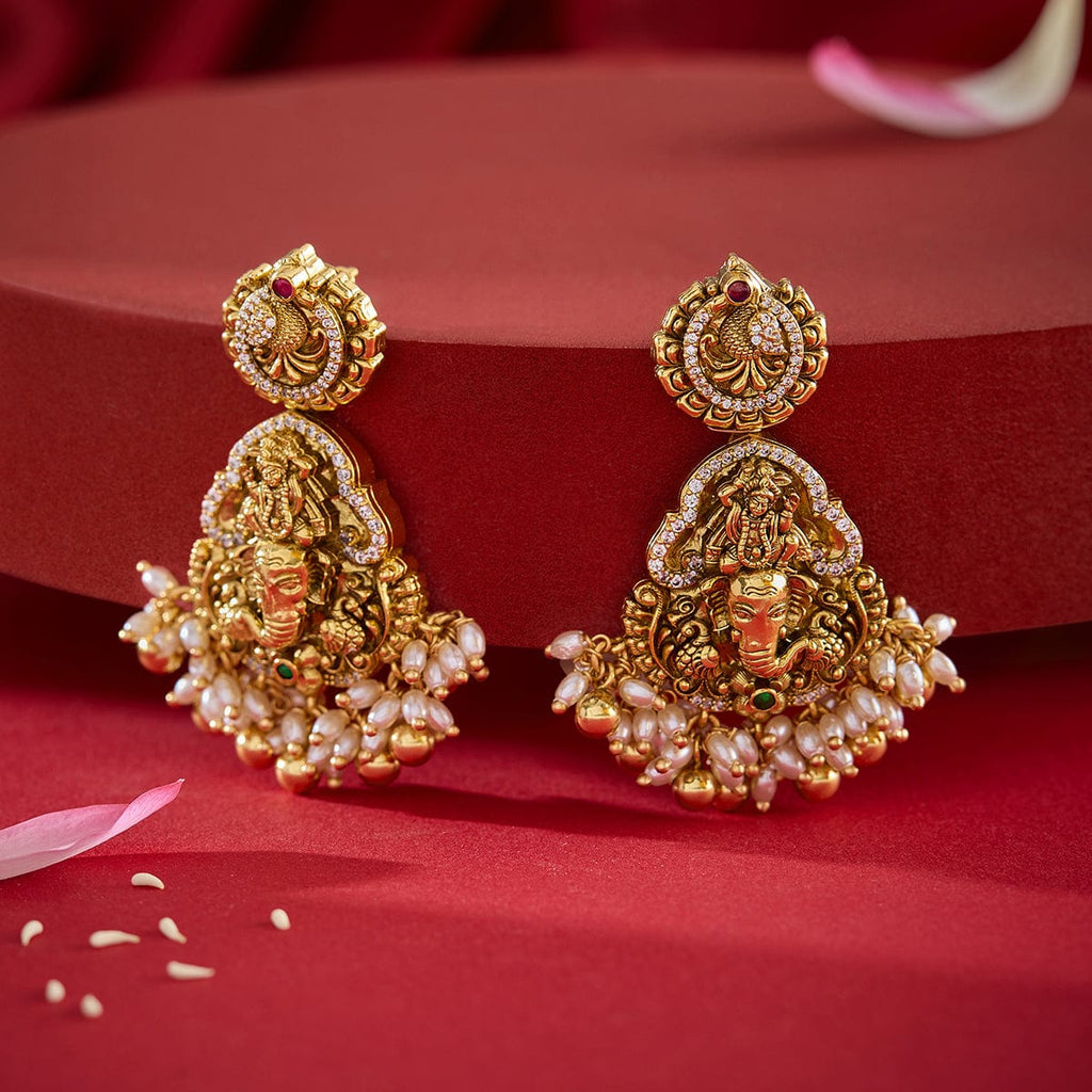 Buy Latest Gold Earrings Designs Online At The Best Price For Women